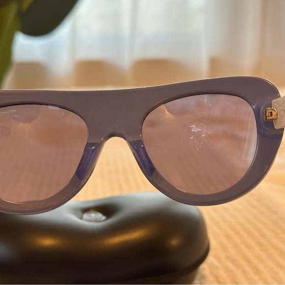 Moncler Snowcat Sunglasses in Blue - Picture 6 of 10